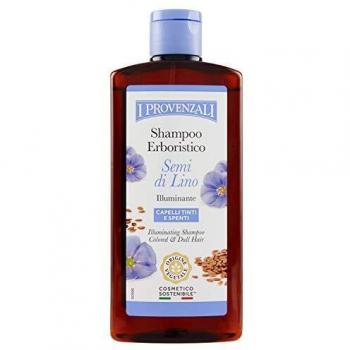 I Provenzali Herbal Shampoo with Flaxseed Oil for Dyed and Damaged Hair 250ml
