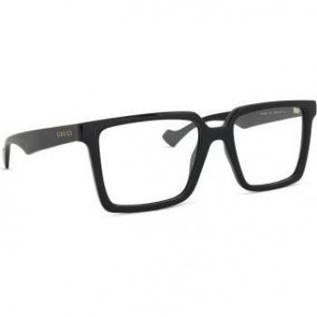 Gucci GG1540O 005 55 Stylish Optical Glasses for Men, Black, Size: 55 MM