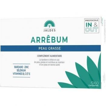 Jaldes Arrebum 60 Comprimidos - Suplemento alimenticio en formato de 60 comprimidos, formulado para el bienestar digestivo y la regulación del tránsito intestinal