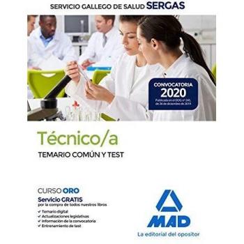 Técnico/a del Servicio Gallego de Salud. Temario común y test
