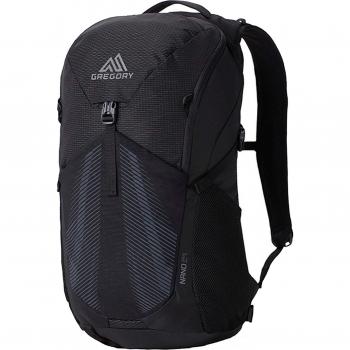 Mochila de Senderismo Gregory Nano 24L en Color Negro con Detalles en Nylon