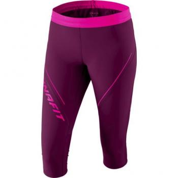 Mallas 3/4 Dynafit Alpine 2.0 para mujer - elásticas y cómodas, color azul y rojo
