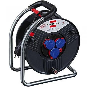 Brennenstuhl 1308900007 Enrollacable, Negro, 40 m