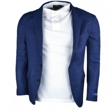 Blazer Morgan Texturizada Polo Ralph Lauren 44 NAVY