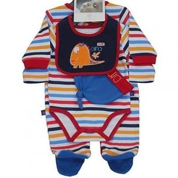 Pitter Patter Baby Gifts Pack x 2 Peleles Azul 0-3 Meses
