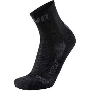 UYN Superleggera - Calcetines de Ciclismo para Mujer, Mujer, S100091, Negro/Negro, 37/38