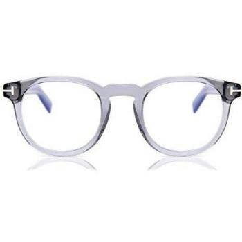 Tom Ford Modern Black Sunglasses, Gray unisex, ONE SIZE; Tom Ford Glasses, male, Purple, 48 MM Gray Optical Frame