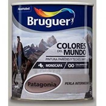 Bruguer Colores del Mundo Pintura para paredes monocapa Patagonia Perla Intermedio 750 ml