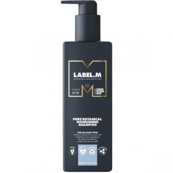 Label.m Champú Nutritivo Botánico Puro 300ml - Champú nutritivo para todo tipo de cabello, formulación botánica, 300 ml