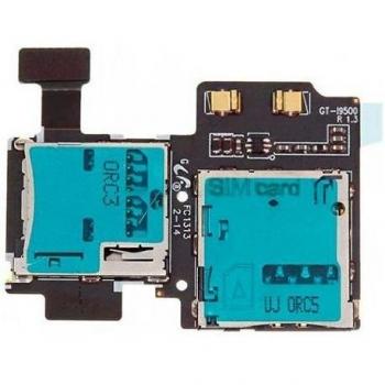 Conector Tarjeta SIM+Tarjeta Memoria S.Galaxy S4