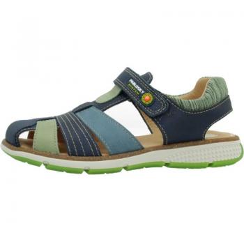 Sandalias cerradas de niño Pablosky modelo 510525P de piel color azul marino