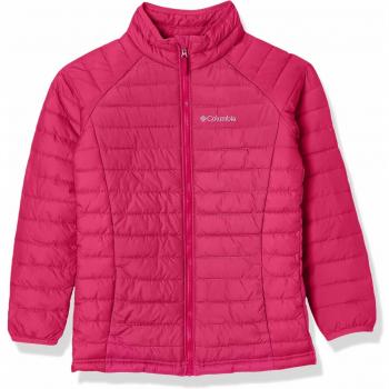 Columbia Powder Lite Girls Jacke Chaqueta, Niñas, Pink Ice, Large