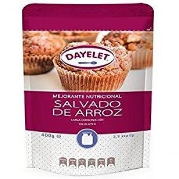 Dayelet - Salvado De Arroz - Mejorante Nutricional- 400 Gramos