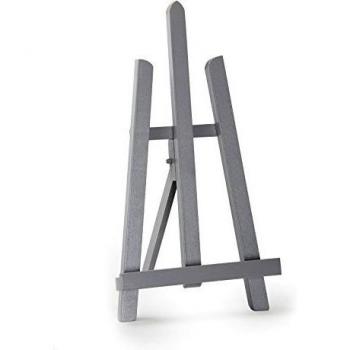 GREY COLOR BEECH WOOD 390MM ARTIST TABLE TOP DISPLAY EASEL - BEST EUROPEAN QUALITY by Quantum Art