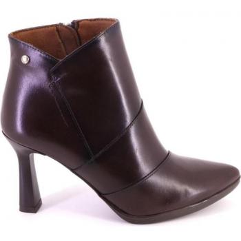 Botines de mujer Desireé Syra28 marrón en piel 623 y botines de mujer Desireé en color burdeos