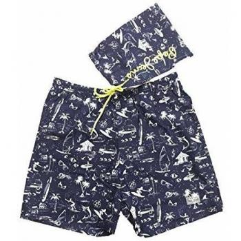 Pepe Jeans - PMB10200 GENIL - BAÑADOR Estampado - Bolsa A Juego - Hombre