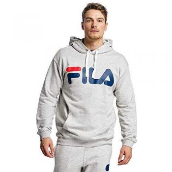 Fila Classic Long Hood Gray Hoodie for Men, Size L
