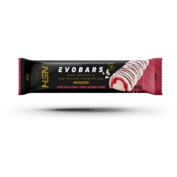 Barritas de Proteína Evobars Sabor Yogur de Cereza | Caja de 12 unidades de 60g – 19g de Proteínas por Barrita - Textura Crunchy | Sin Aceite de Palma ni Azú