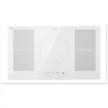 Placa de Inducción Klarstein Delicatessa 90 Flex, 5 Zonas, 7400W, Autonomía, Vitrocerámica con Pantalla Táctil y Temporizador
