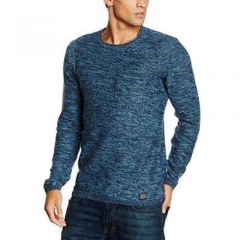 BLEND, 20701080 - Sudadera de manga larga para hombre, Blau