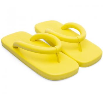 CAMPERLAB Hastalavista Sandals for Men - Yellow, Size 43, Smooth Leather