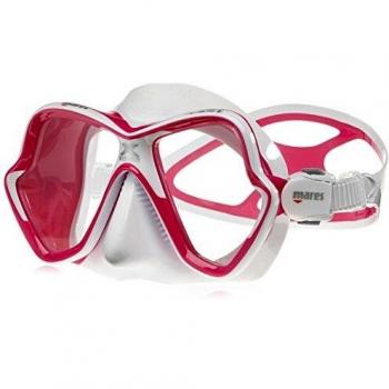 Mares X-Vision Ultra LS - Gafas de Buceo Unisex, Color Rosa/Blanco, Talla Bx Regular