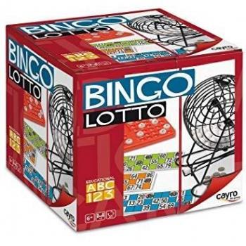 Juego de mesa Bingo Lotería Bombo Metálico