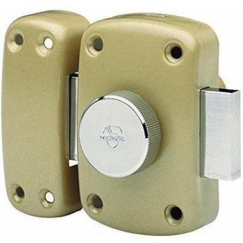 Vachette - VACHETTE - Verrou de sureté bouton et cylindre série Cyclop - 45 mm bronze