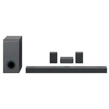Barra de Sonido LG S80QR con Meridian, 5.1.3 Canales, 620W, Dolby Atmos, Hi-Res Audio, Bluetooth, HDMI, Subwoofer Inalámbrico y Altav