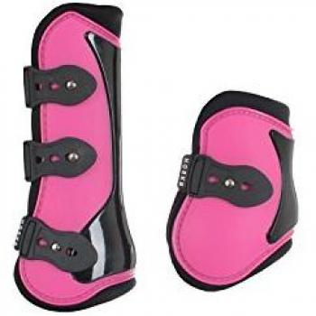 Horka PVC protectores de pierna Set de 4, rosa, small