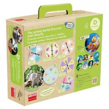 Juego Educativo El Mundo Animal: Descubre y Clasifica, Juegos Educativos, dimensiones 23x18x7 Cms