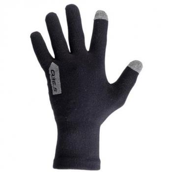Guantes largos Q36.5 de lluvia para invierno negros puros - XL