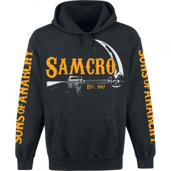 Sons Of Anarchy Samcro - EST. 1967 Sudadera con capucha Negro XXL