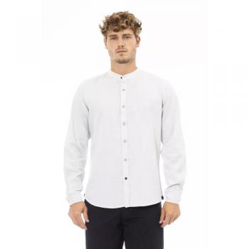 Baldinini Trend White Rayon Shirt - XL