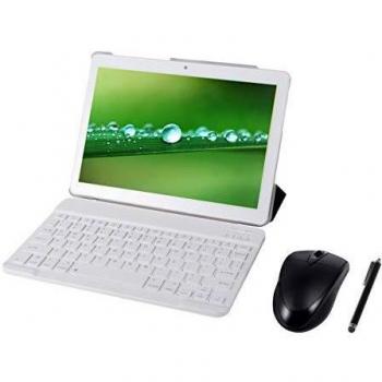 Tableta Android 9.0 3G, 4GB + 64GB, Tableta Android con Pantalla HD IPS de 10.0 Pulgadas, 2 Ranuras para Tarjetas SIM, Quad-Core, 1.3 GHz, Bluetooth, WiFi, GPS, cámara Dual, Blanco