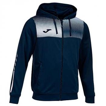 Chaqueta con capucha hombre eco supernova marino blanco