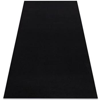 Alfombra Antideslizante Rumba Color Único Negro 60x150 cm
