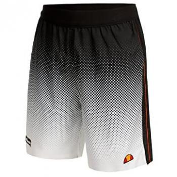 Ellesse Steady Shorts Hombres - Multicolor, Blanco y Negro, S
