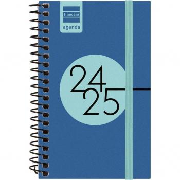 Agenda Finocam Espir 2024-2025 Azul Cobalto Septiembre 2024 - Agosto 2025 (12 meses) - Catalán
