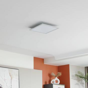 Panel LED Lindby Enhife, blanco, 39,5 x 39,5 cm, aluminio