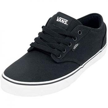 Men's Vans Atwood Canvas Sneakers - Black/White - Size: 9.5
