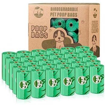 Cycluck Biodegradables 450 Caca Perro Bolsas Extra Gruesa Prueba de Fugas Bolsas Hecho de la Mezcla de almidón de maíz