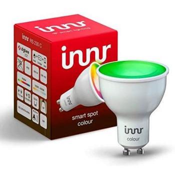 Lámpara LED Inteligente GU10 INNR ZigBee 3.0 Multicolor RGBW y Blanco Regulable 1800 a 6500K
