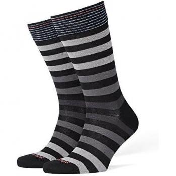 Burlington Hombre, Blackpool Calcetines, Algodón, Negro