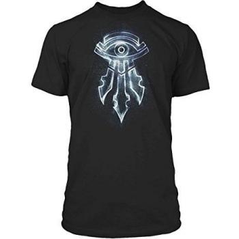 Warcraft camiseta de la película Mago con estampado de Warcraft en la nuca algodón color negro - S