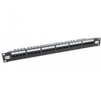 24 Port Cat6 UTP 20/20 Right Angled Patch Panel