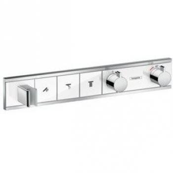 Hansgrohe 15356400 HG RainSelect empotrado de 3 funciones blanco/cromado, Cromo
