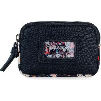 Cartera de Mujer Cimarrón - Monedero Quincy en Color Negro
