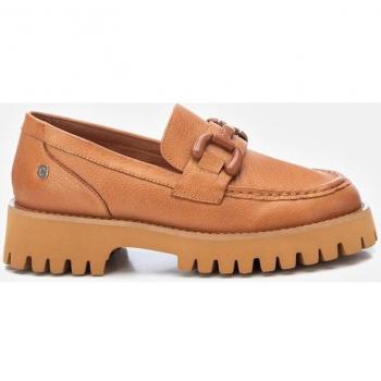 Mocasines de mujer de piel color camel - Modelo exclusivo Carmela