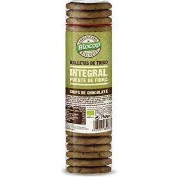 Biocop Galleta Integral Chips Chocolate 250G, Estándar, Único